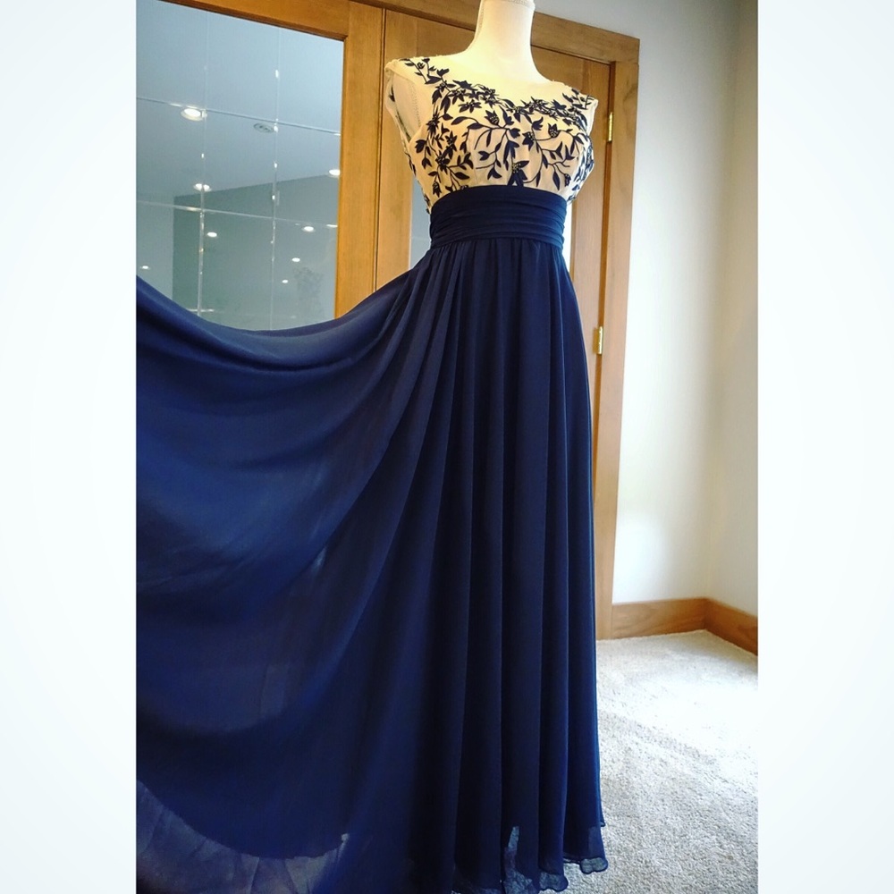 Navy blue dress